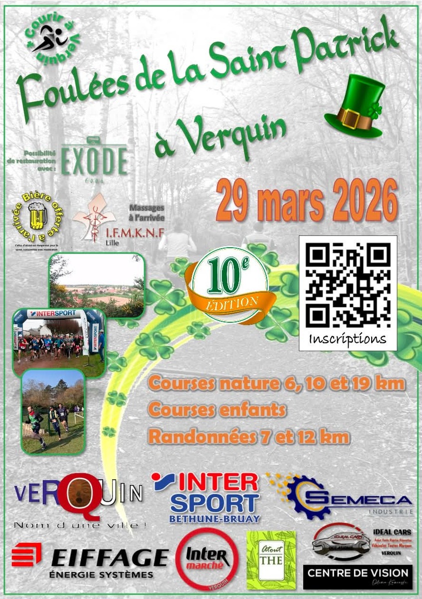 Foulées de la Saint-Patrick à verquin