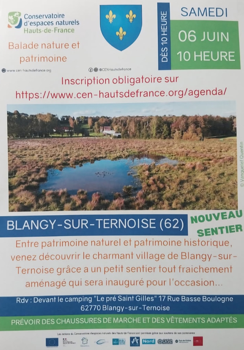 Balade nature et patrimoine BLANGY SUR TERNOISE