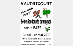 Interclub  Vaudricourt rando du Muguet