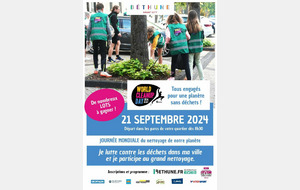 World clean up day organisé sur Bethune