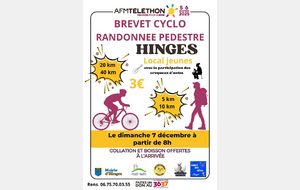 Rando téléthon HINGES